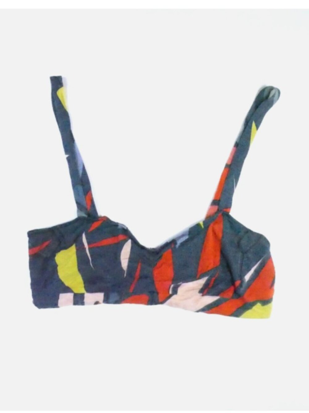 Only Hearts Bralette Bra Unlined Wireless Sz L Blue Pink Red